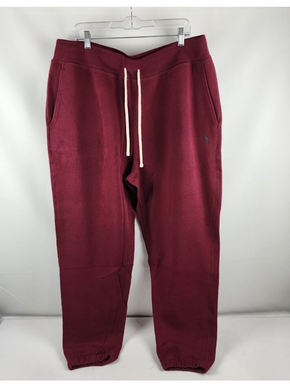 Polo Ralph Lauren Pants Mens LT Burgundy Joggers (38x32) NWT
